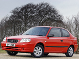 Images of Hyundai Accent 3-door UK-spec 2003–06