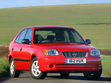 Images of Hyundai Accent 5-door UK-spec 2003–06