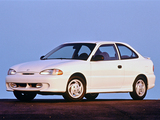 Photos of Hyundai Accent 3-door US-spec 1994–96