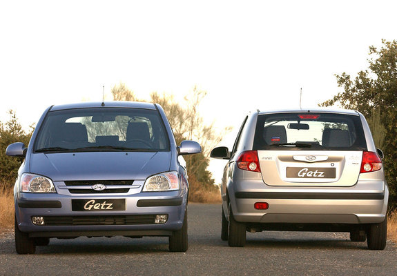 Hyundai Getz 5-door 2002–05 photos