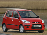 Images of Hyundai i10 UK-spec 2007–10