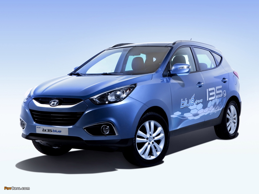 Pictures of Hyundai ix35 Blue Drive 2010 (1024 x 768)