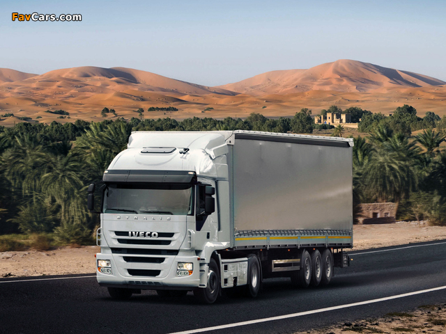 Iveco Stralis 360 4x2 2007–12 wallpapers (640 x 480)
