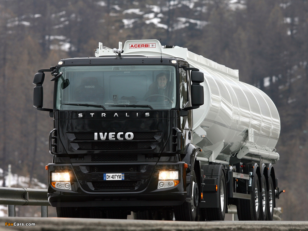 Iveco Stralis 360 4x2 2007–12 wallpapers (1024 x 768)