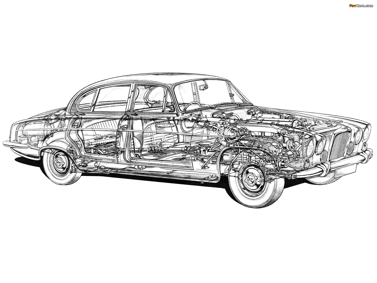Jaguar 420 1966–70 wallpapers (1600 x 1200)