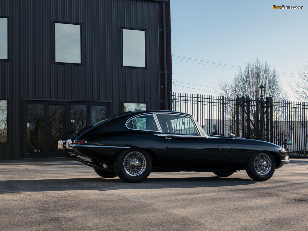 Jaguar E-Type 4.2-Litre Fixed Head Coupe US-spec (XK-E) 1964–1967 wallpapers (1024 x 768)