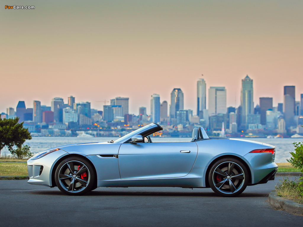 Jaguar F-Type S US-spec 2013 pictures (1024 x 768)