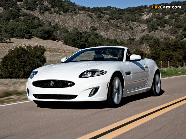 Photos of Jaguar XKR Convertible US-spec 2011 (640 x 480)