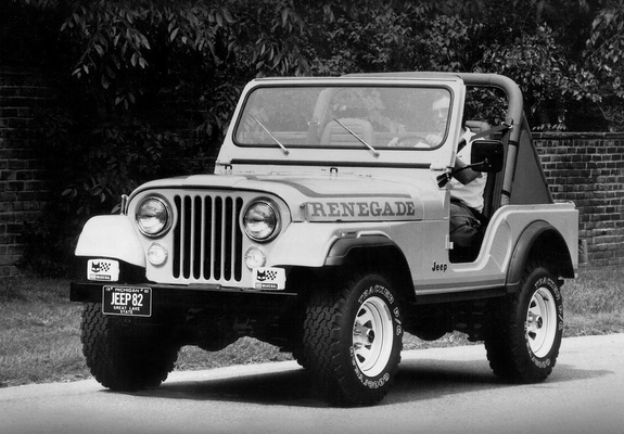 Images of Jeep CJ-5 Renegade 1981–82