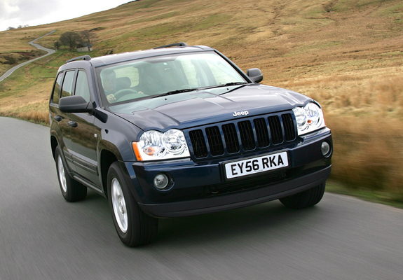Jeep Grand Cherokee CRD Limited UK-spec (WK) 2005–07 pictures