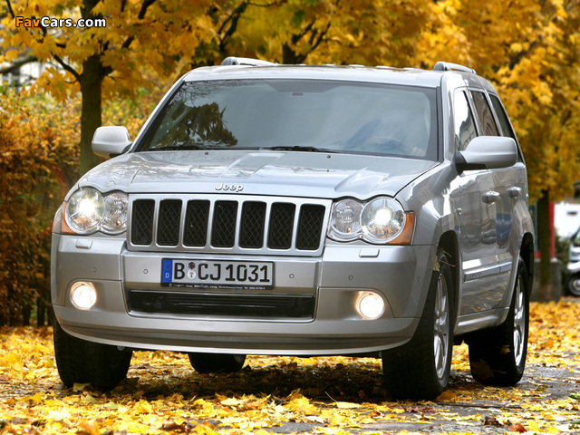 Jeep Grand Cherokee CRD Overland (WK) 2008–10 pictures (640 x 480)
