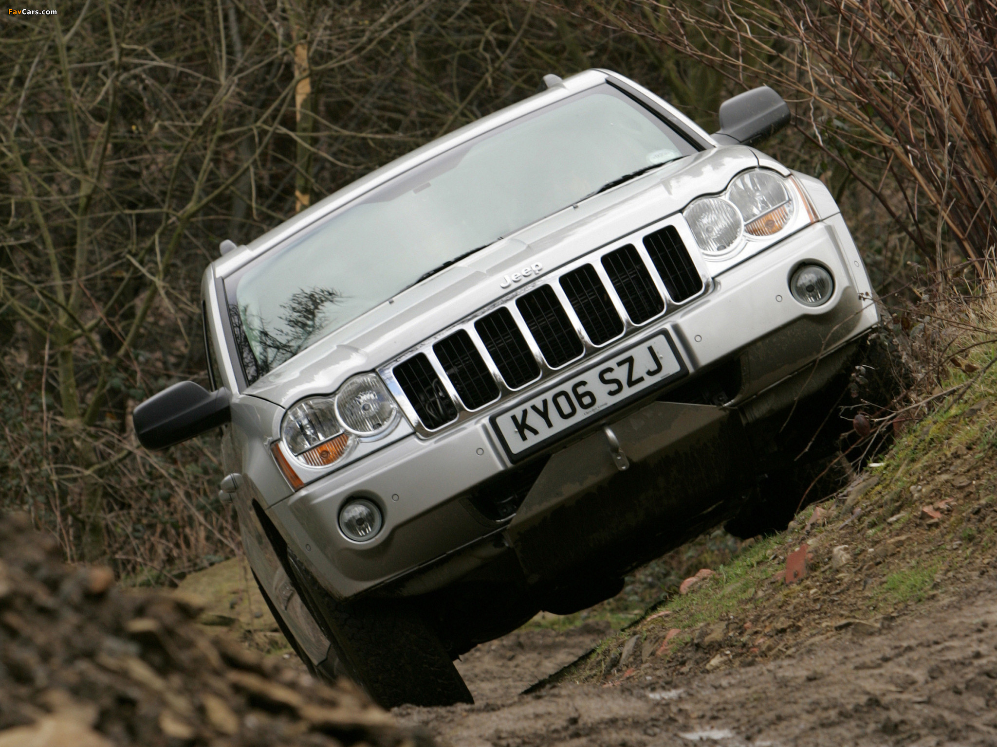 Jeep Grand Cherokee CRD Limited UK-spec (WK) 2005–07 photos (2048 x 1536)
