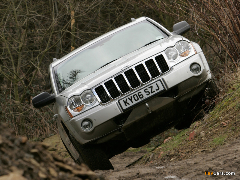 Jeep Grand Cherokee CRD Limited UK-spec (WK) 2005–07 photos (800 x 600)