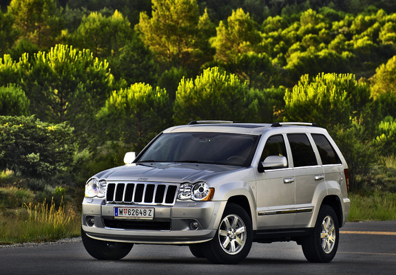 Jeep Grand Cherokee CRD Overland (WK) 2008–10 wallpapers