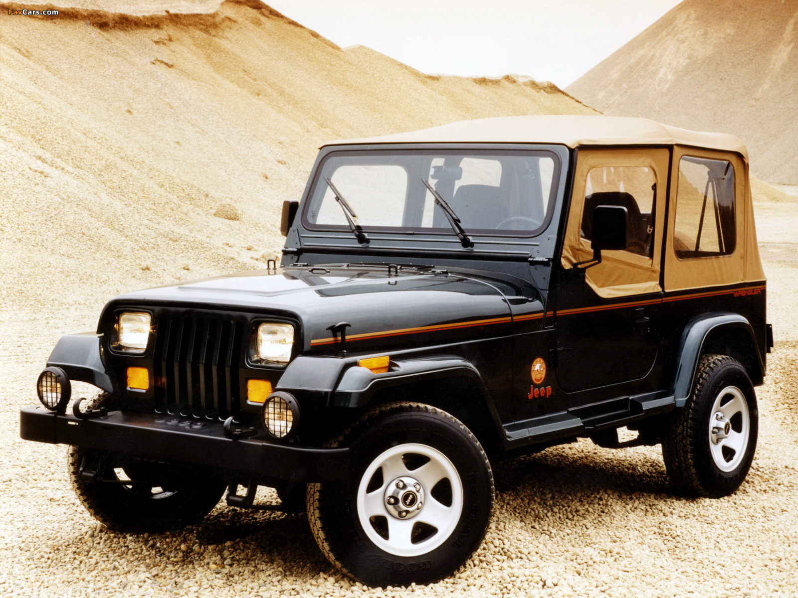 Jeep Wrangler Sahara (YJ) 1995–96 images (1600 x 1200)