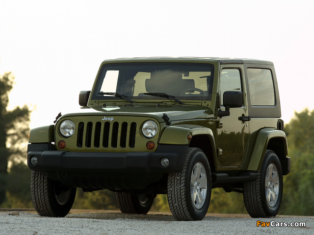 Jeep Wrangler Sahara (JK) 2007 images (640 x 480)