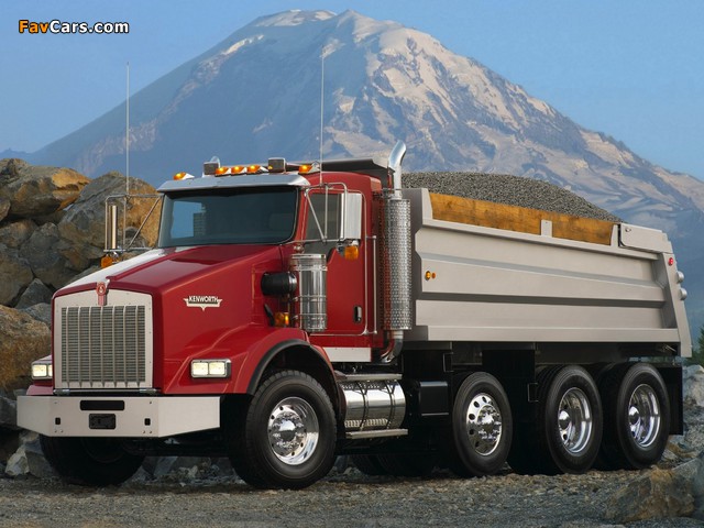 Kenworth T800 Dump Truck 2005 images (640 x 480)