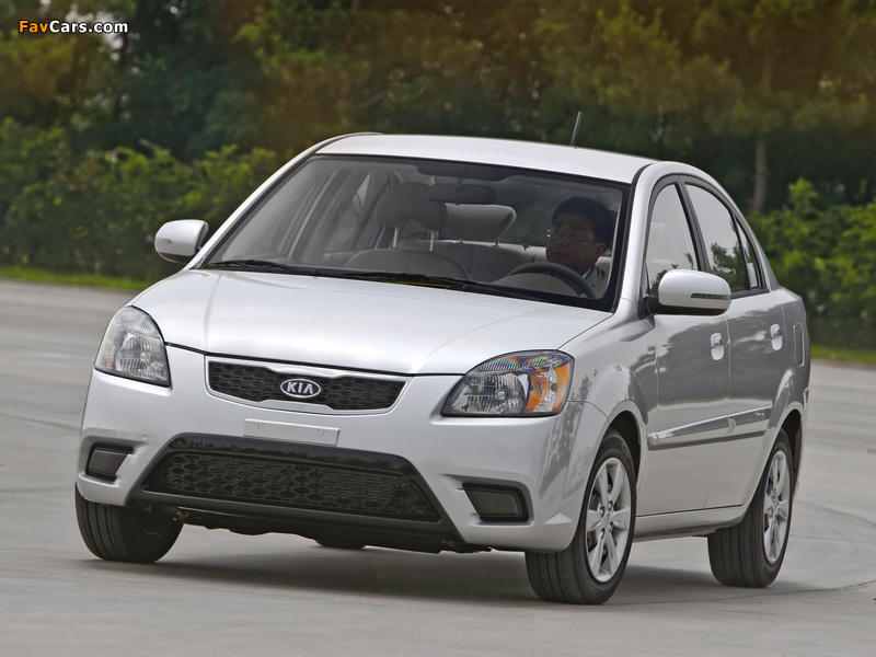 Pictures of Kia Rio Sedan US-spec (JB) 2009–11 (800 x 600)