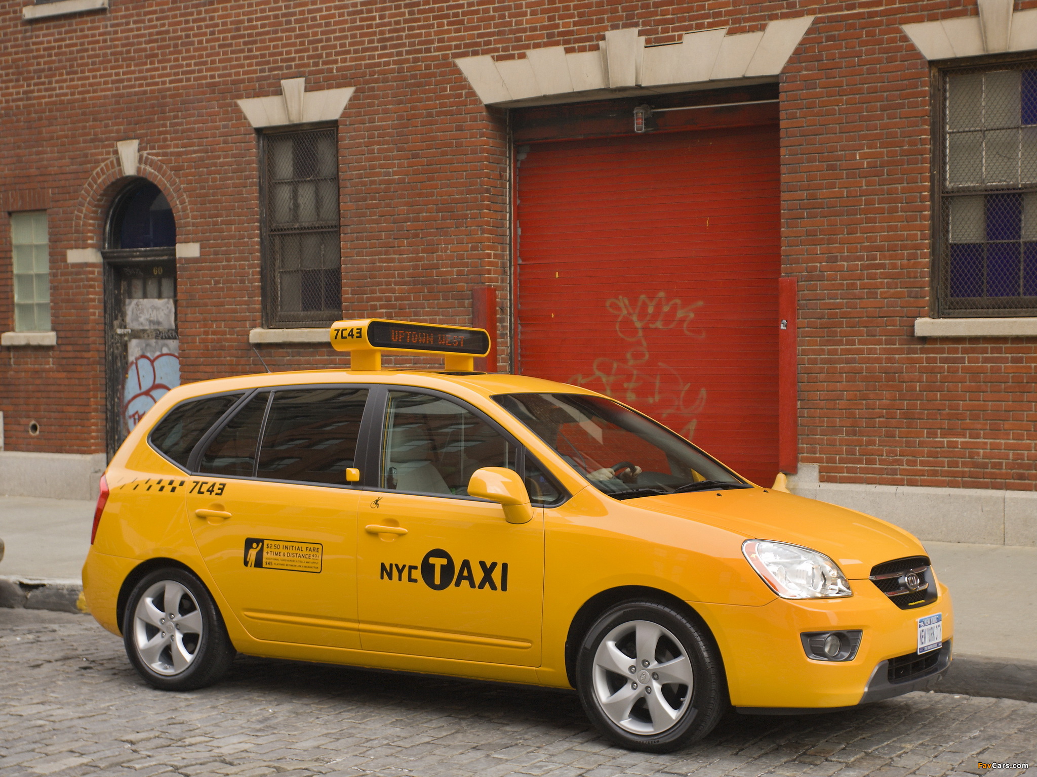 Kia Rondo Taxi Cab Concept 2007 Wallpapers 2048x1536
