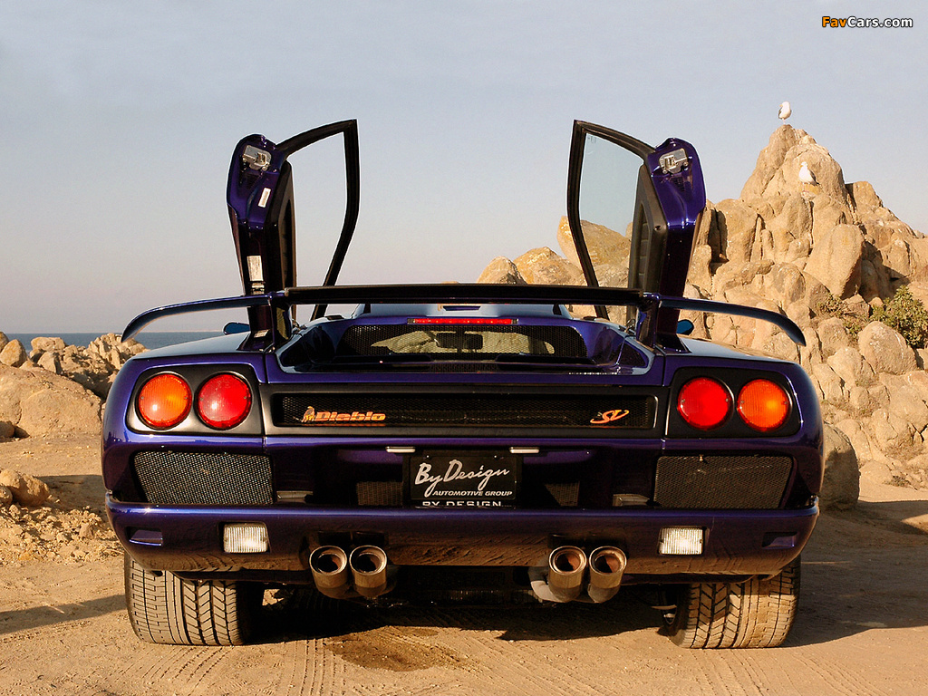 Images of Lamborghini Diablo SV Monterey Edition 1998 (1024 x 768)