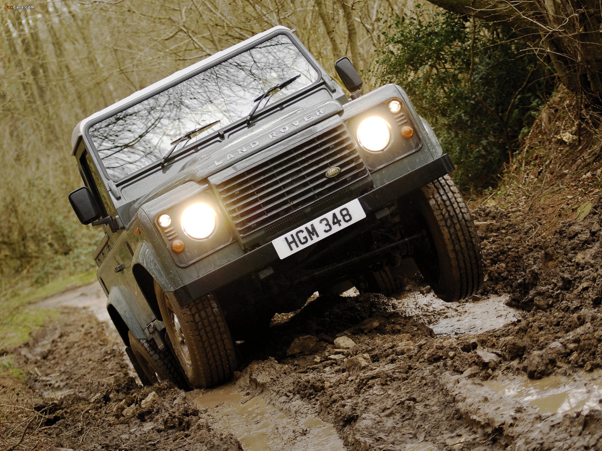 Land Rover Defender 90 Pickup UK-spec 2007 photos (2048 x 1536)
