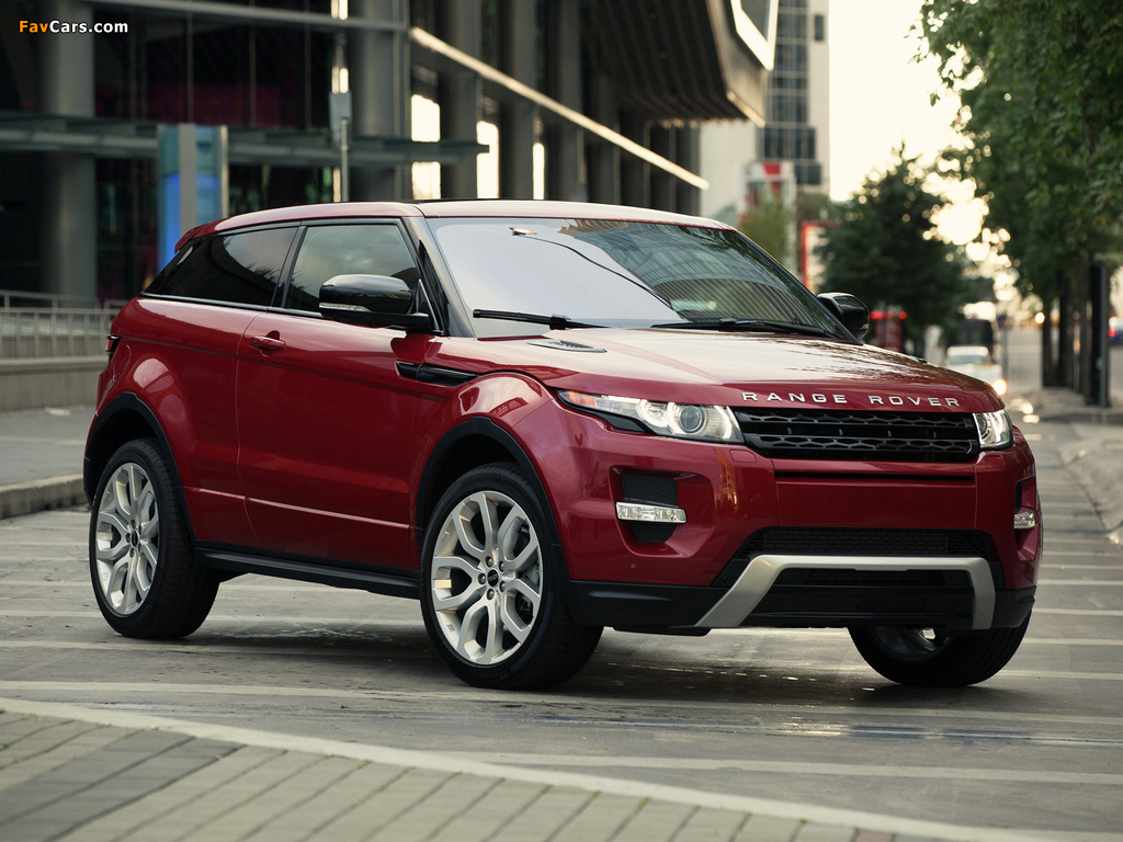 Images of Range Rover Evoque Coupe Dynamic US-spec 2011 (1024 x 768)