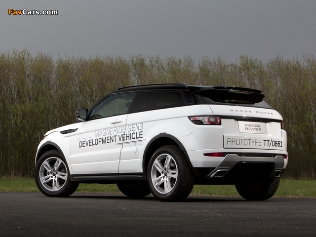 Range Rover Evoque Coupe MagneRide GEN3 Prototype 2011 photos (640 x 480)