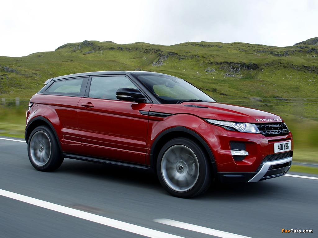 Range Rover Evoque Coupe Si4 Dynamic UK-spec 2011 pictures (1024 x 768)