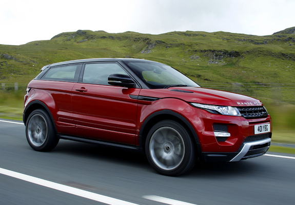 Range Rover Evoque Coupe Si4 Dynamic UK-spec 2011 pictures