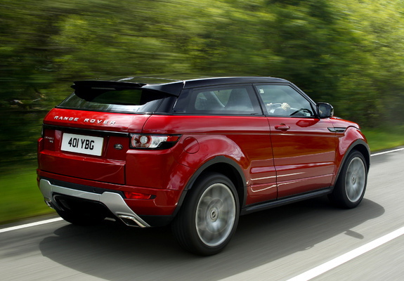 Pictures of Range Rover Evoque Coupe Si4 Dynamic UK-spec 2011