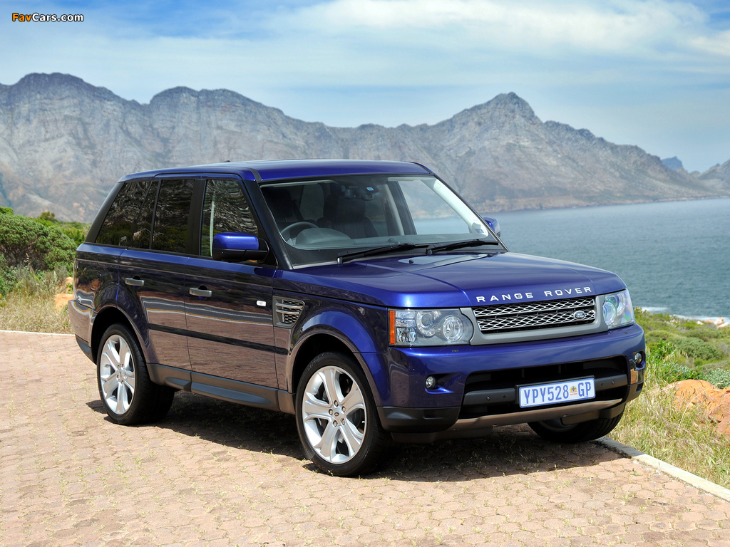 Range Rover Sport Supercharged ZA-spec 2009–13 wallpapers (1024 x 768)