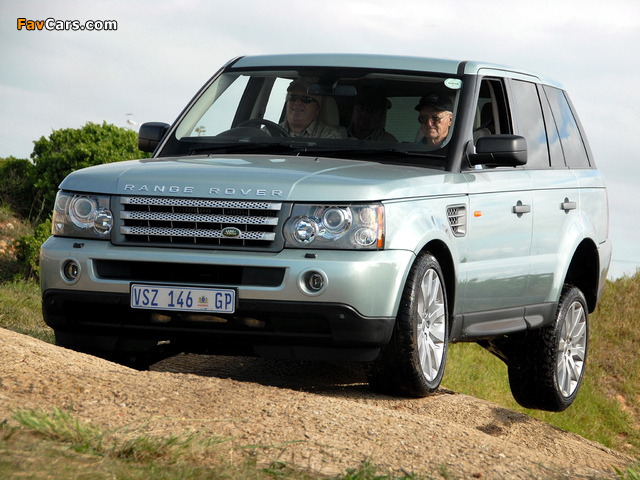 Pictures of Range Rover Sport ZA-spec 2005–08 (640 x 480)