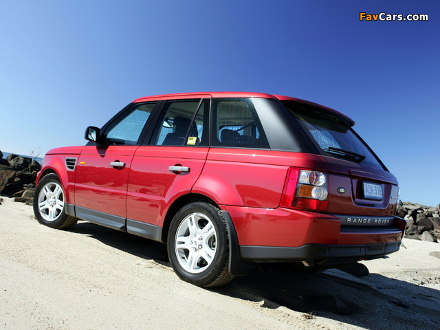 Pictures of Range Rover Sport AU-spec 2005–08 (640 x 480)