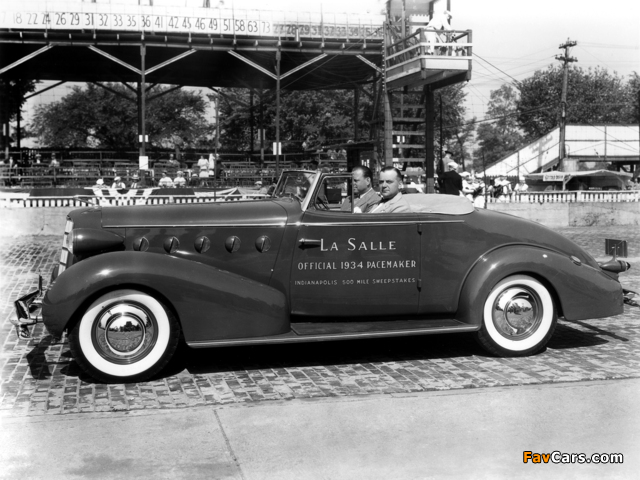 LaSalle Convertible Coupe Indy 500 Pace Car 1934 images (640 x 480)