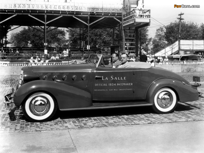 LaSalle Convertible Coupe Indy 500 Pace Car 1934 images (800 x 600)