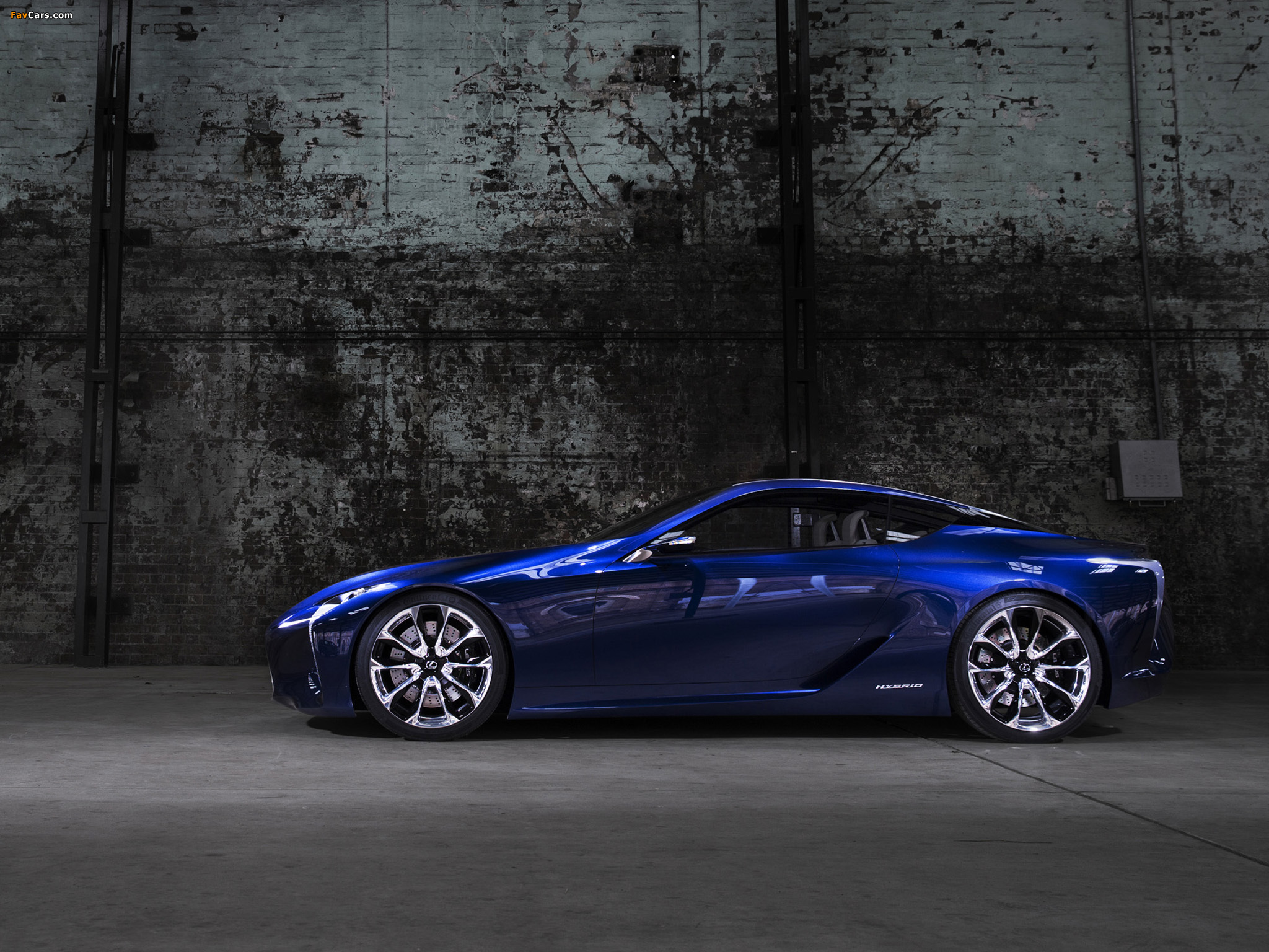 спортивный автомобиль синий Lexus LC скачать