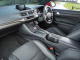 Lexus CT 200h F-Sport UK-spec 2014 images