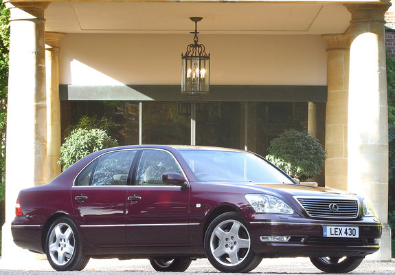 Images of Lexus LS 430 UK-spec (UCF30) 2003–06
