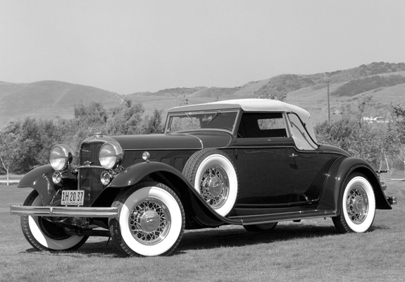 1932 Lincoln KB LeBaron Convertible Roadster Factory Photo Ref. #53182 