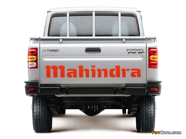 Mahindra Pik Up Single Cab 2007–09 wallpapers (640 x 480)