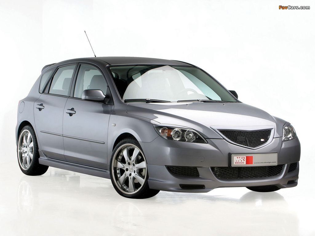 Images of MS Design Mazda3 (BK) 2003–06 (1024 x 768)