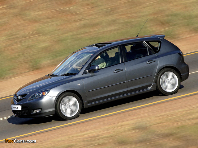 Mazda3 Sport Hatchback ZA-spec (BK2) 2006–09 images (640 x 480)