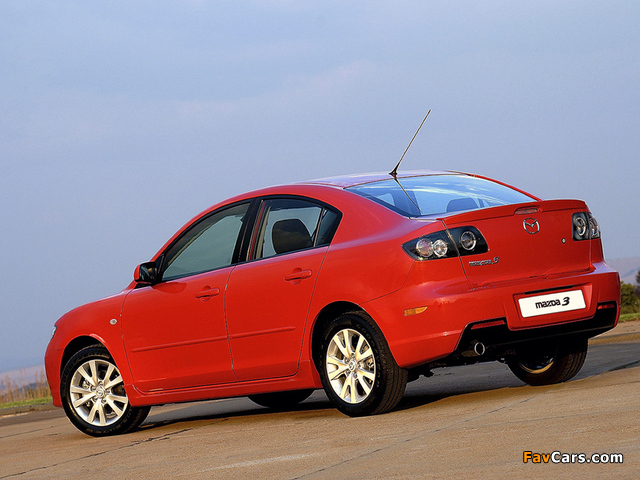 Mazda3 Sport Sedan ZA-spec (BK2) 2006–09 images (640 x 480)
