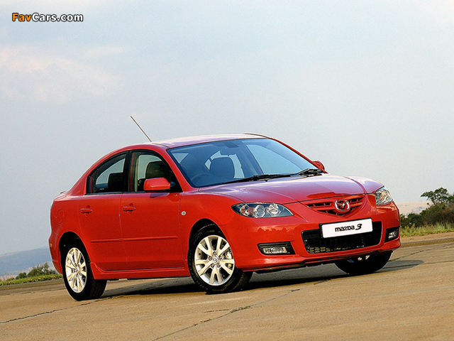 Mazda3 Sport Sedan ZA-spec (BK2) 2006–09 photos (640 x 480)