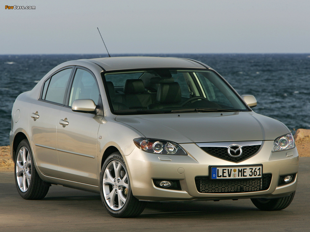 Mazda 3 Sedan 2006–09 photos (1024 x 768)