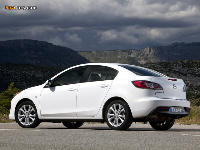Mazda3 Sedan (BL) 2009–11 photos (640 x 480)
