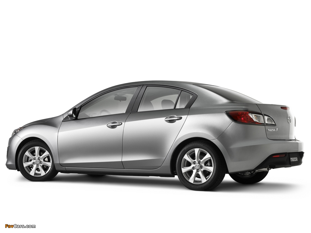 Pictures of Mazda3 Sedan US-spec (BL) 2009–11 (1024 x 768)