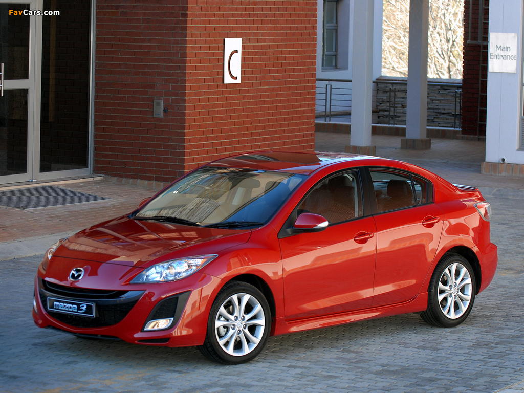 Pictures of Mazda3 Sedan ZA-spec (BL) 2009–11 (1024 x 768)