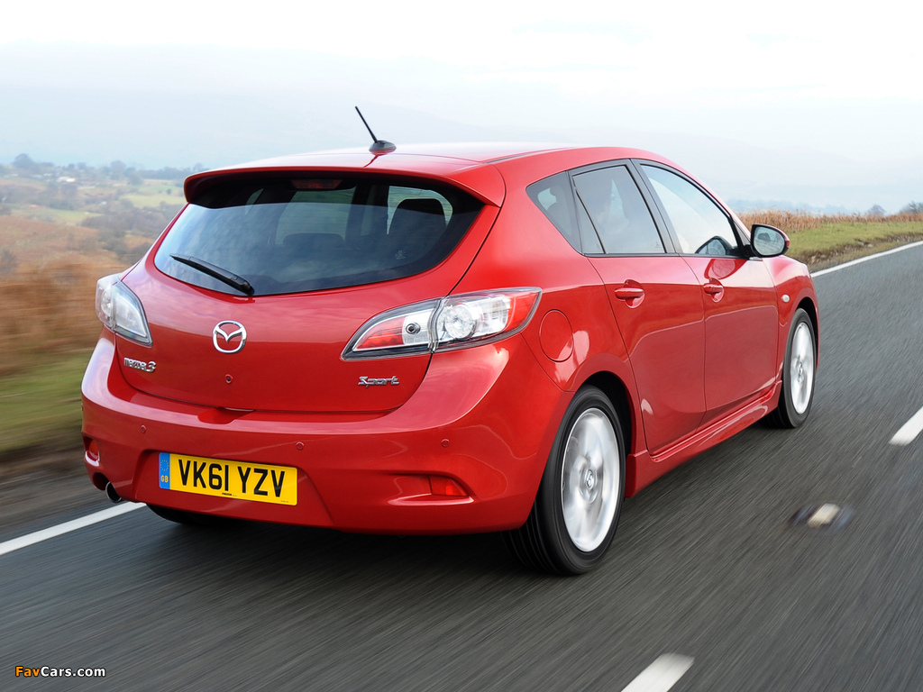 Pictures of Mazda3 Hatchback UK-spec (BL2) 2011–13 (1024 x 768)