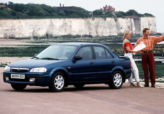 Images of Mazda 323 Sedan (BJ) 1998–2000